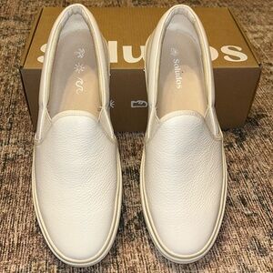 Soludos Ibiza slip-on sneakers white size 10 new in box